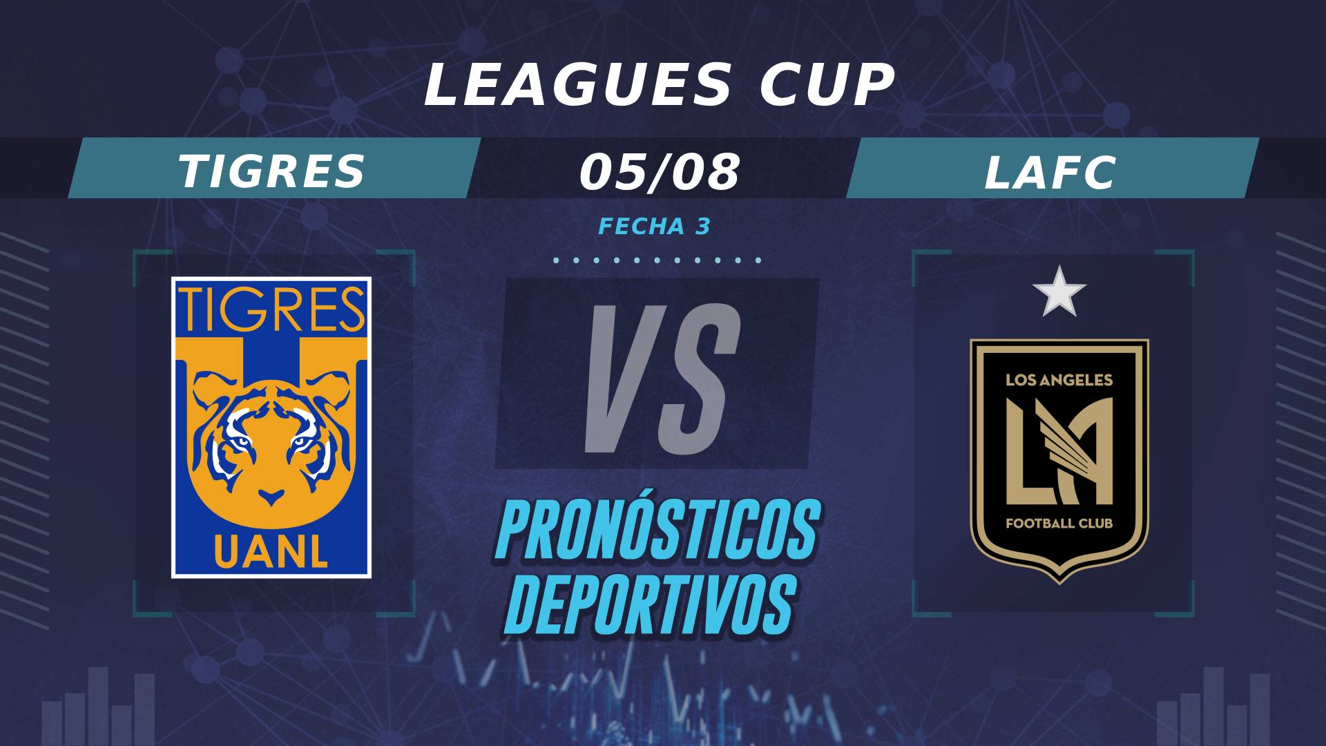 Pronósticos de Tigres vs Los Angeles: ¿Quién es el favorito en la Fecha 3 de la Leagues Cup?