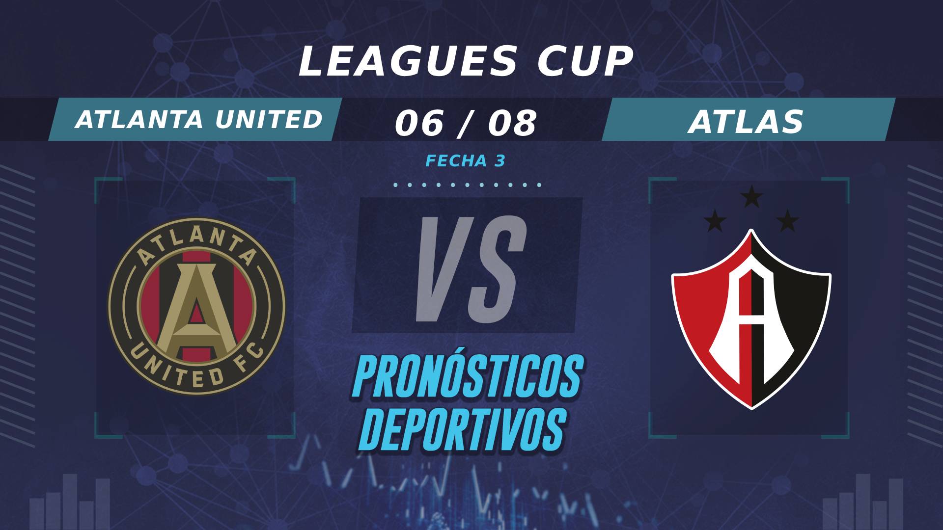 Pronósticos de Atlas vs Atlanta United: ¿Quién es el favorito en la Fecha 3 de la Leagues Cup?