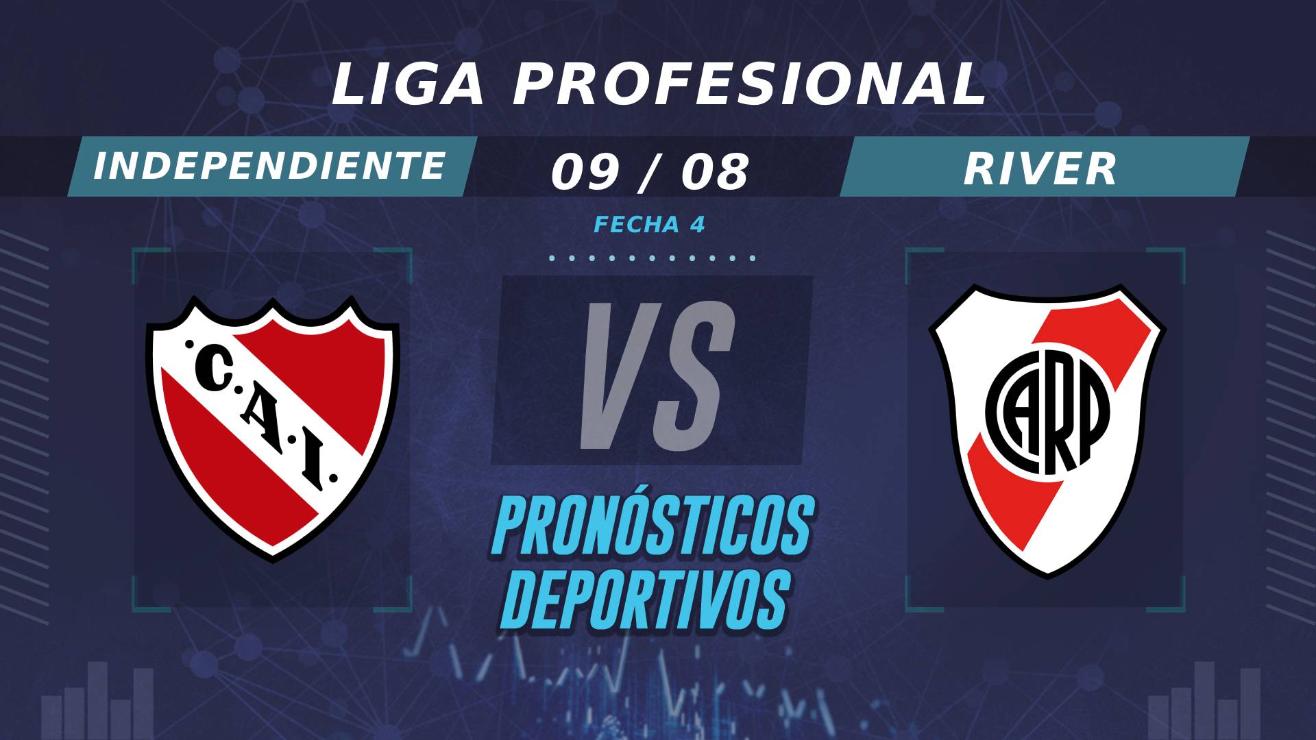 Pronósticos de Independiente vs River: ¿Quién es el favorito en la Fecha 4 de la Liga Profesional?