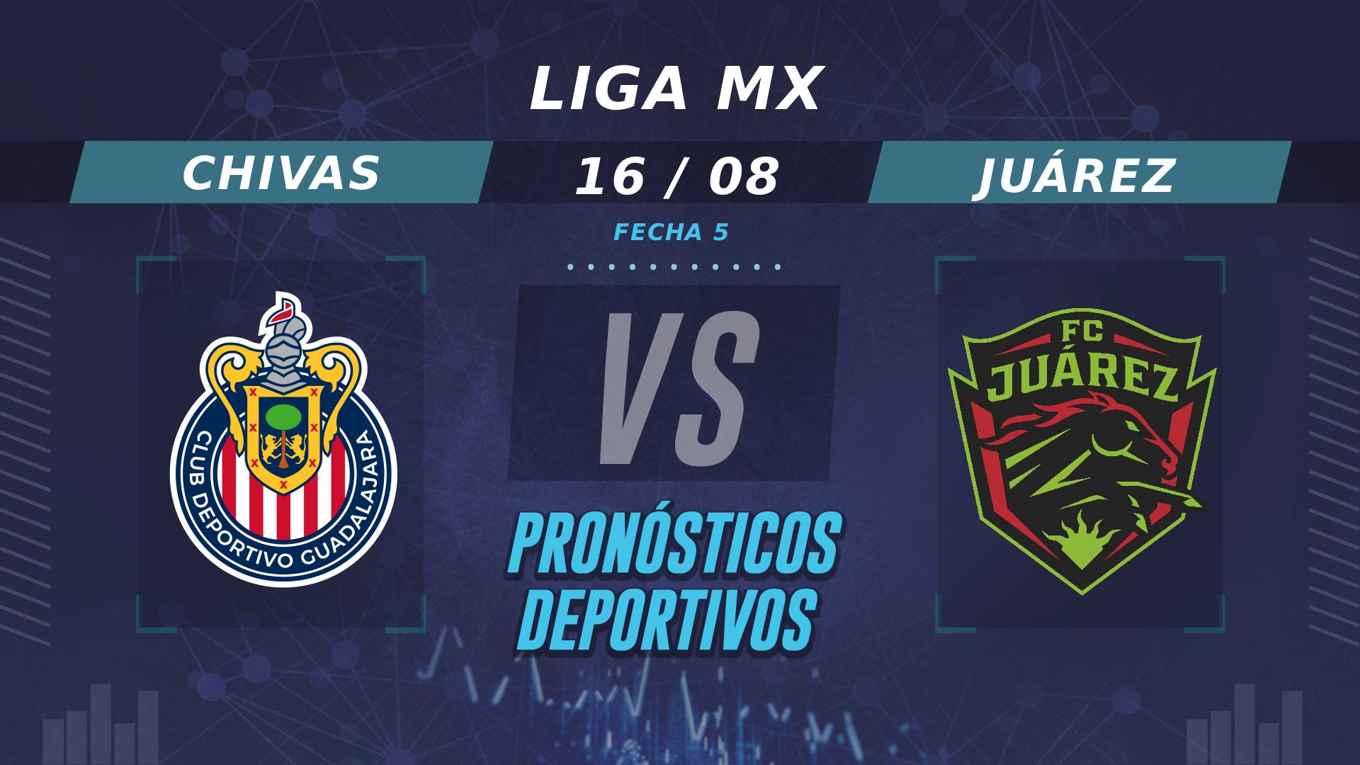 Pronósticos de Chivas vs Juárez: ¿Quién es el favorito en la Fecha 5 de la Liga MX?