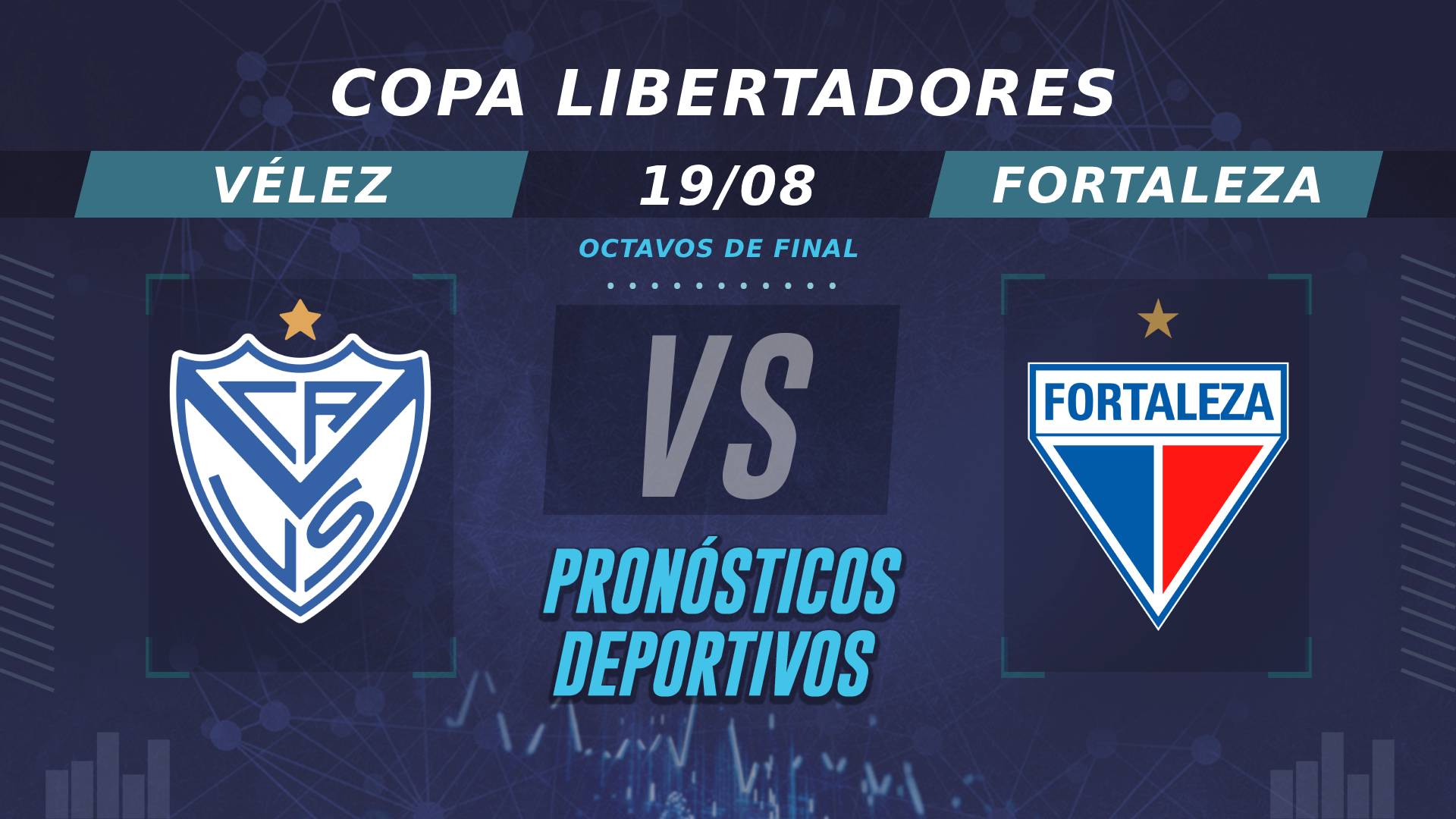 Pronósticos de Vélez vs Fortaleza: ¿Quién es el favorito en la vuelta de los octavos de la Copa Libertadores?