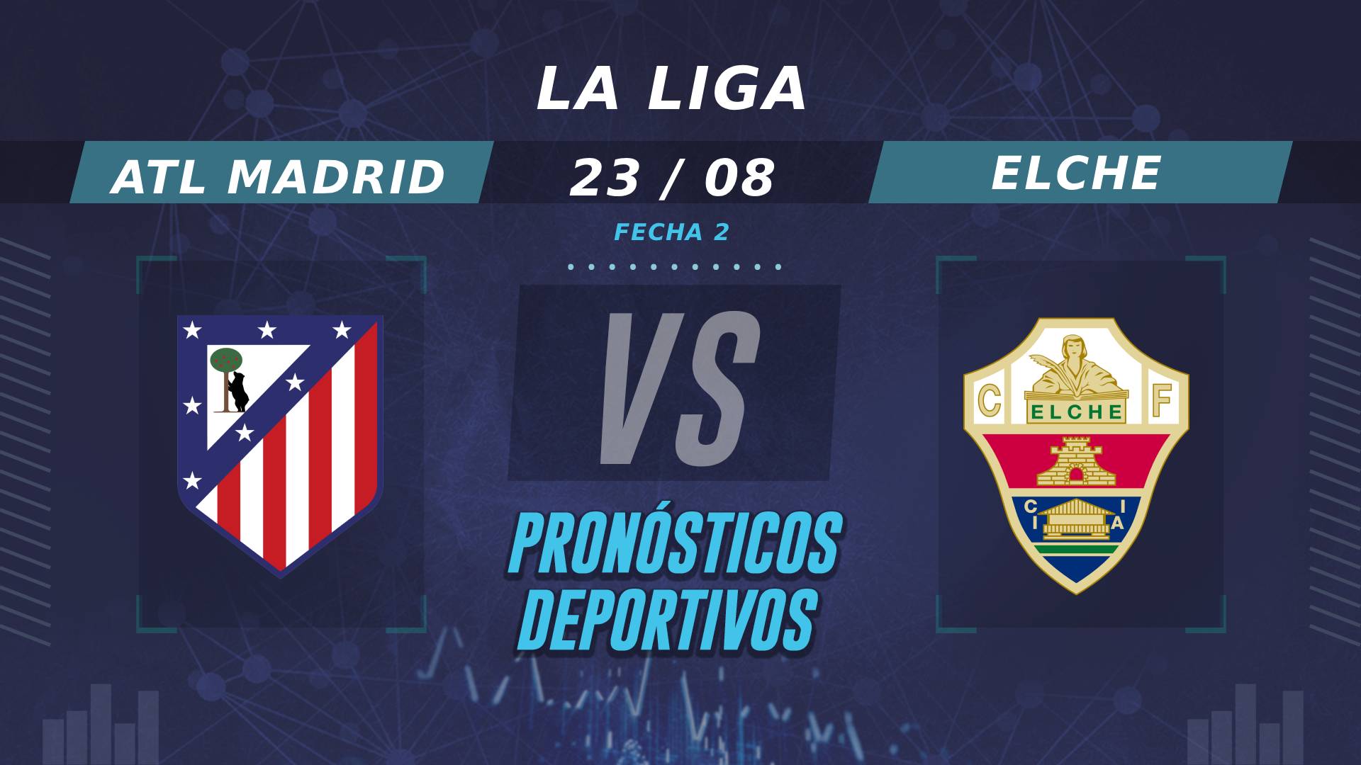Pronósticos de Atlético de Madrid vs Elche: ¿Quién es el favorito en la Fecha 2 de La Liga de España?