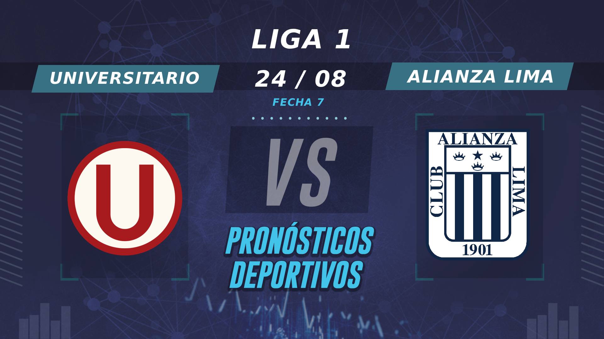 Pronósticos de Universitario vs Alianza Lima: ¿Quién es el favorito en la Fecha 7 de la Liga 1?