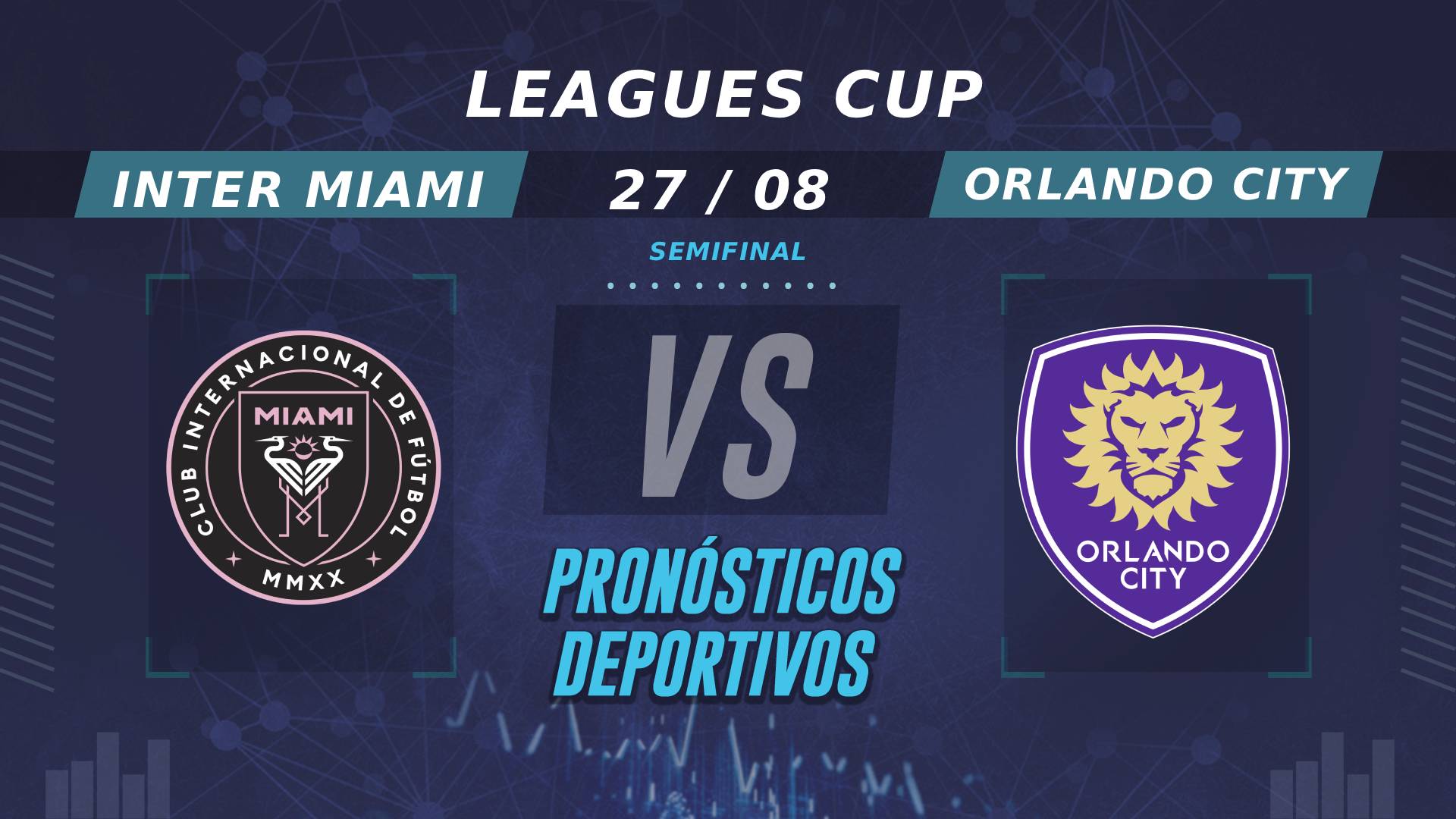 Pronósticos de Inter Miami vs Orlando City: ¿Quién es el favorito en las Semifinal de la Leagues Cup?