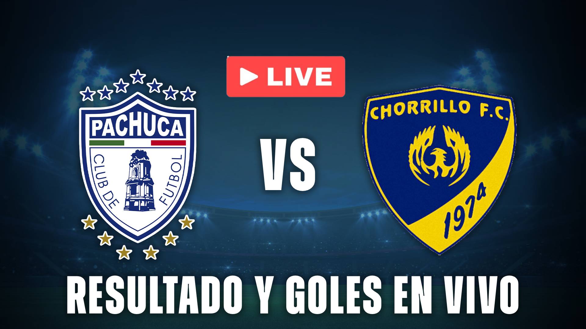 Pachuca Femenil vs Chorrillo en vivo