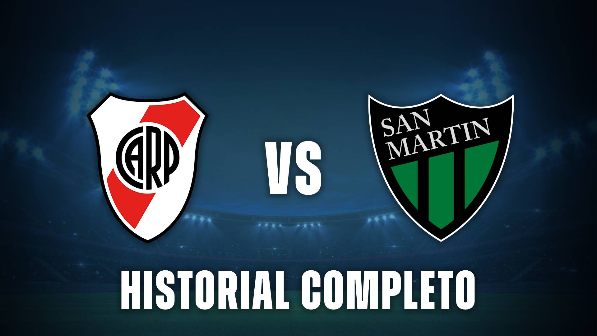 River vs San Martin SJ historial