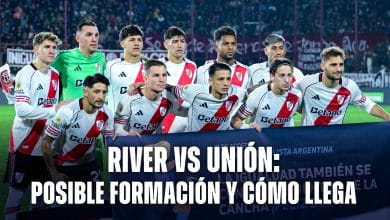 River vs Unión posible formación