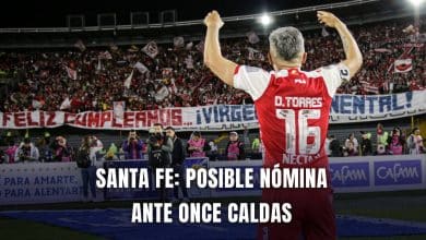 Santa Fe vs Once Caldas Liga BetPlay 2025 nómina