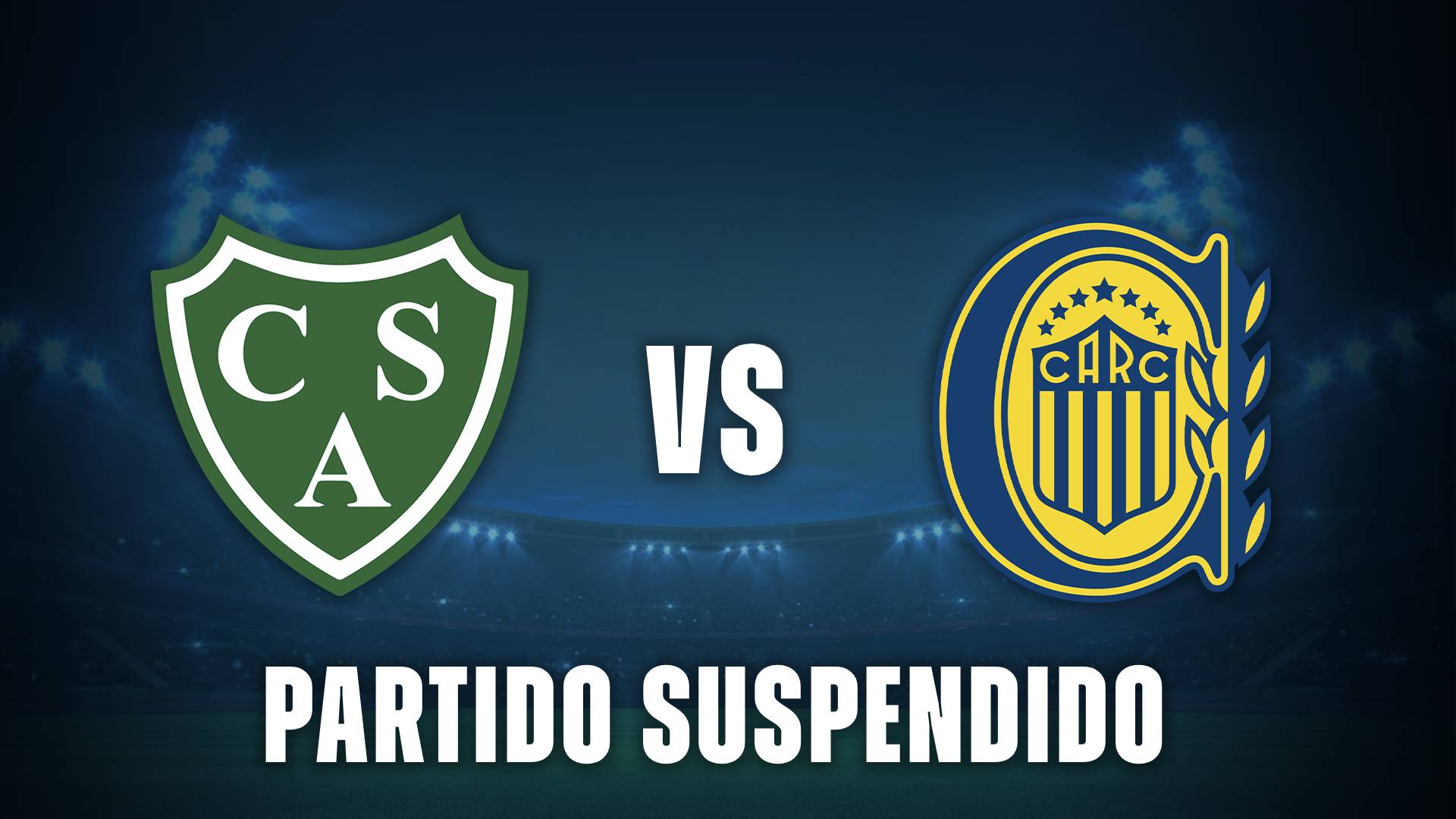 Sarmiento vs Central suspendido