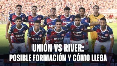 Unión vs River como llega