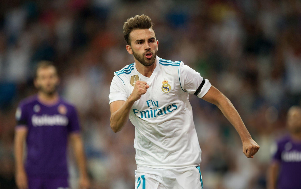 Borja Mayoral con el Real Madrid en 2017