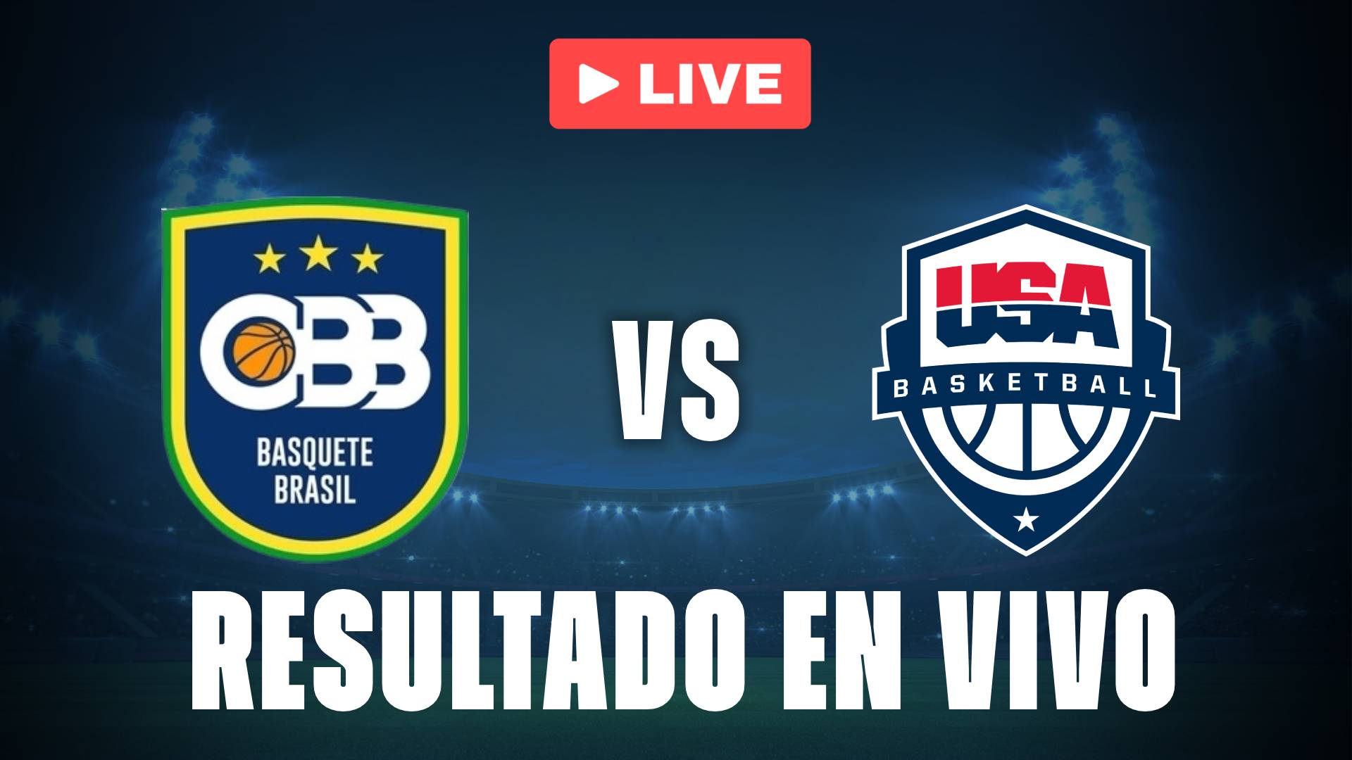 Brasil vs Estados Unidos: resultado EN VIVO y estadísticas de FIBA Americup 2025