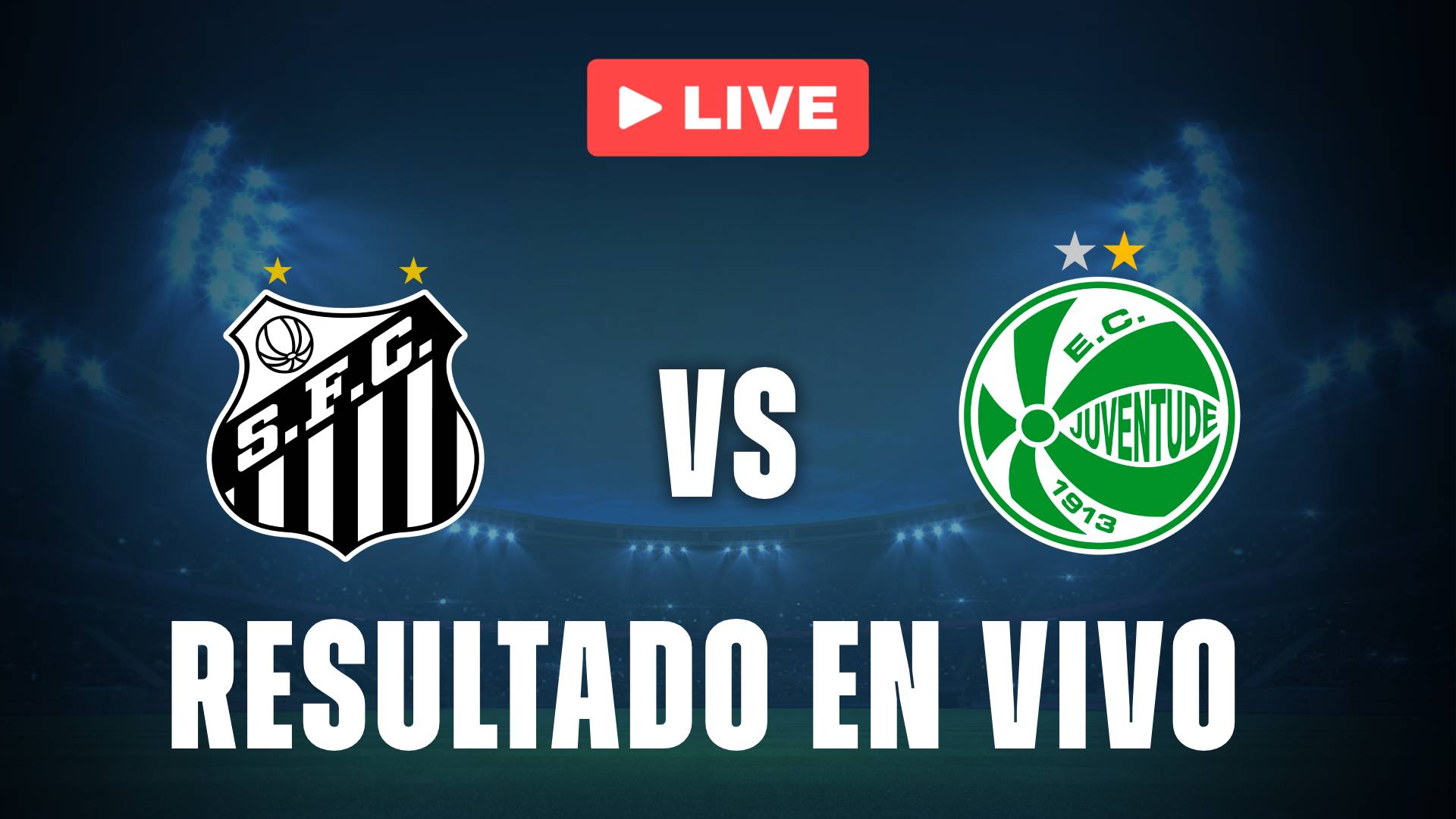 Neymar hoy: resultado EN VIVO y goles de Santos vs Juventude