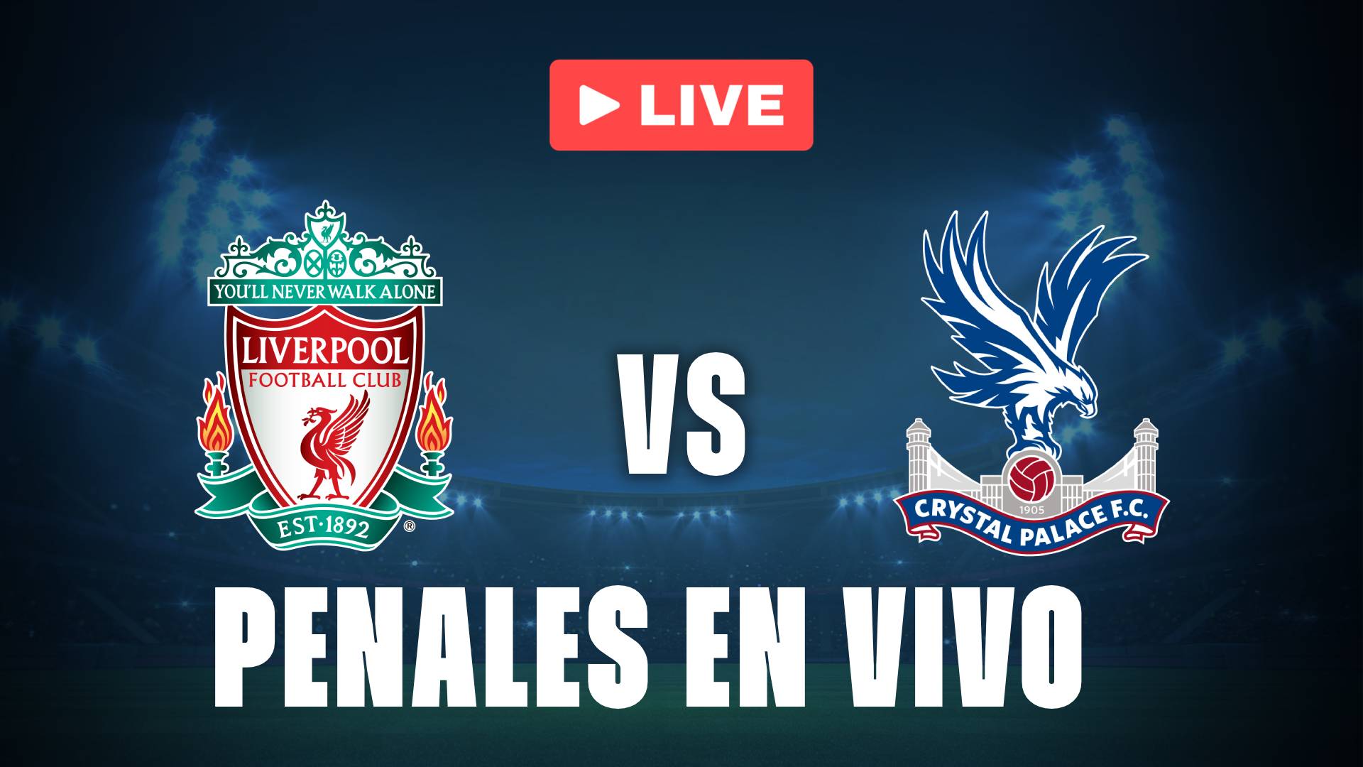 Liverpool vs Crystal Palace: Penales EN VIVO en la final de la Community Shield