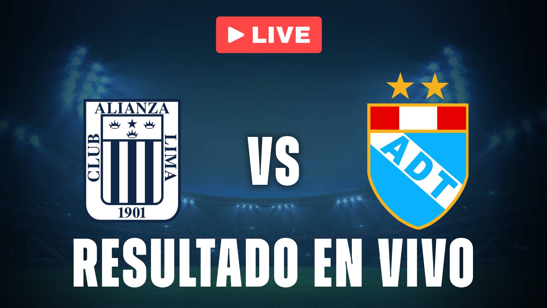 Alianza Lima vs ADT Tarma: resultado EN VIVO y estadísticas en la Liga 1