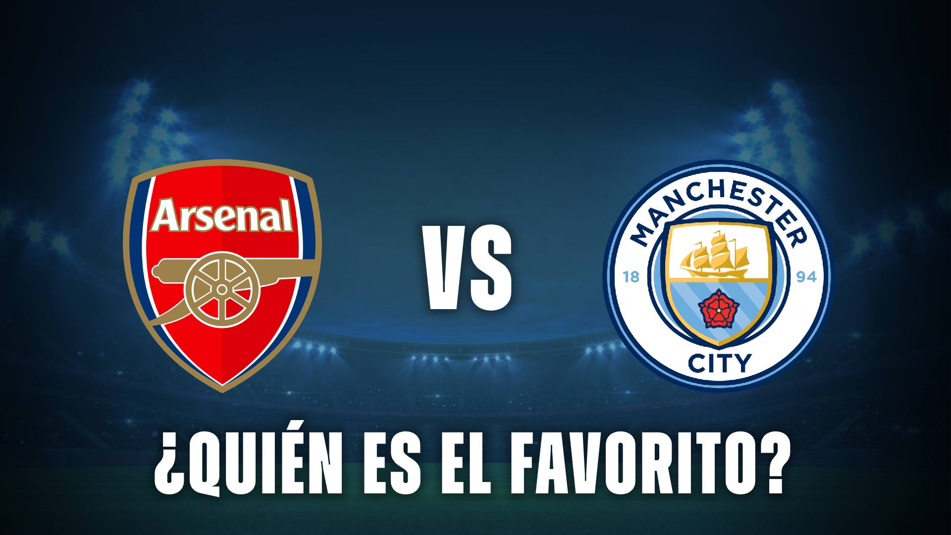 Arsenal vs Manchester City cuotas