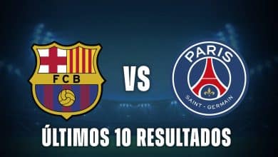 Barcelona vs PSG ultimos 10 resultados