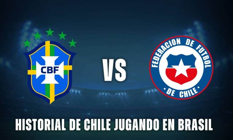Brasil vs Chile historial en Brasil