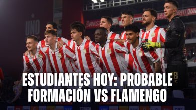 Estudiantes probable formación vs Flamengo