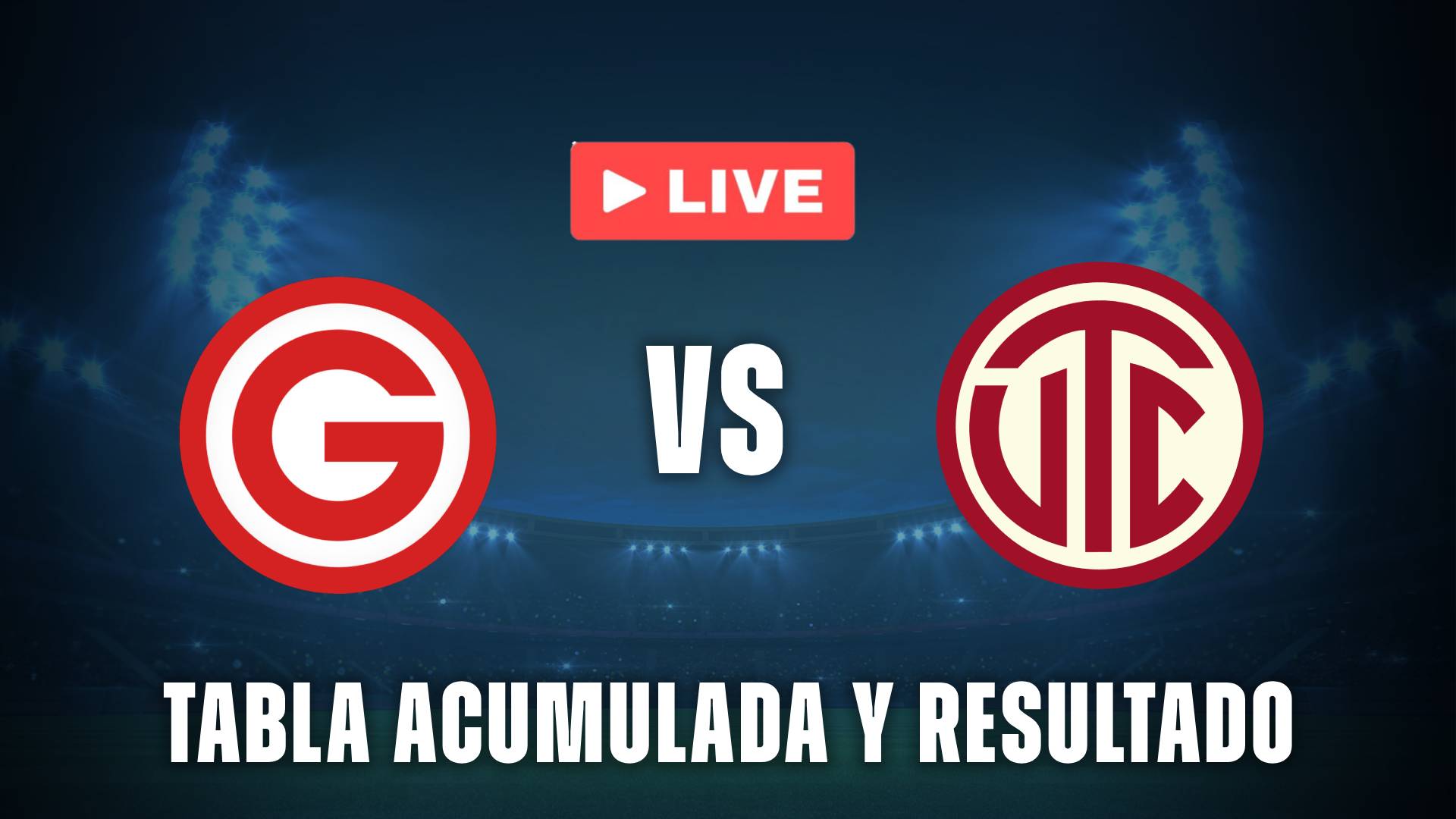 Garcilaso vs UTC resultado en vivo y tabla acumulada
