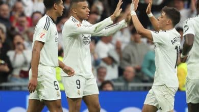 mbappe y bellingham de real madrid en champions league