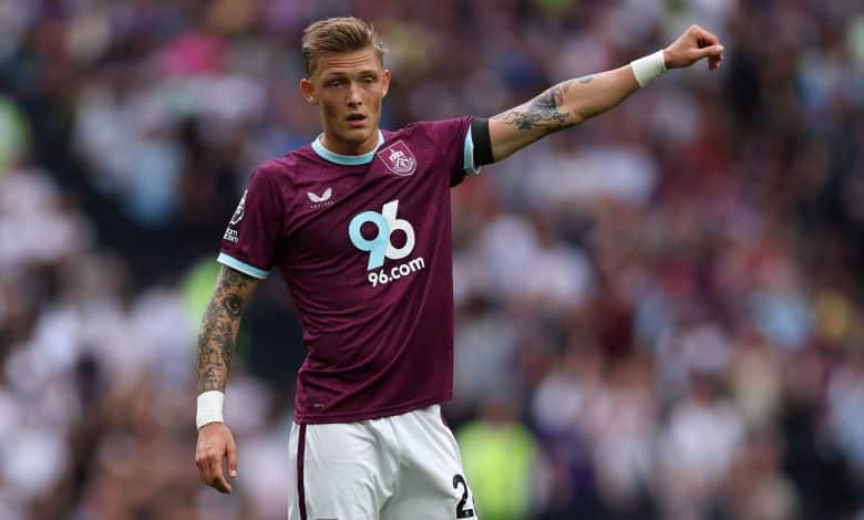 Oliver Sonne hoy: hace cuánto tiempo no es citado con Burnley en Premier League. (Getty Images)