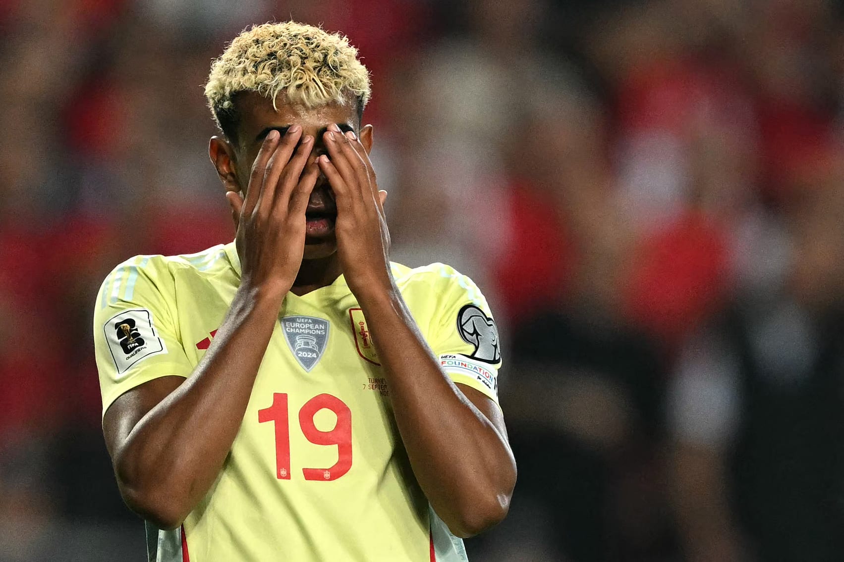 Lamine Yamal España vs Turquía