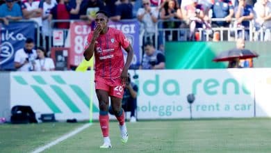 Así fue el gol de Yerry Mina con Cagliari vs Parma en la Serie A