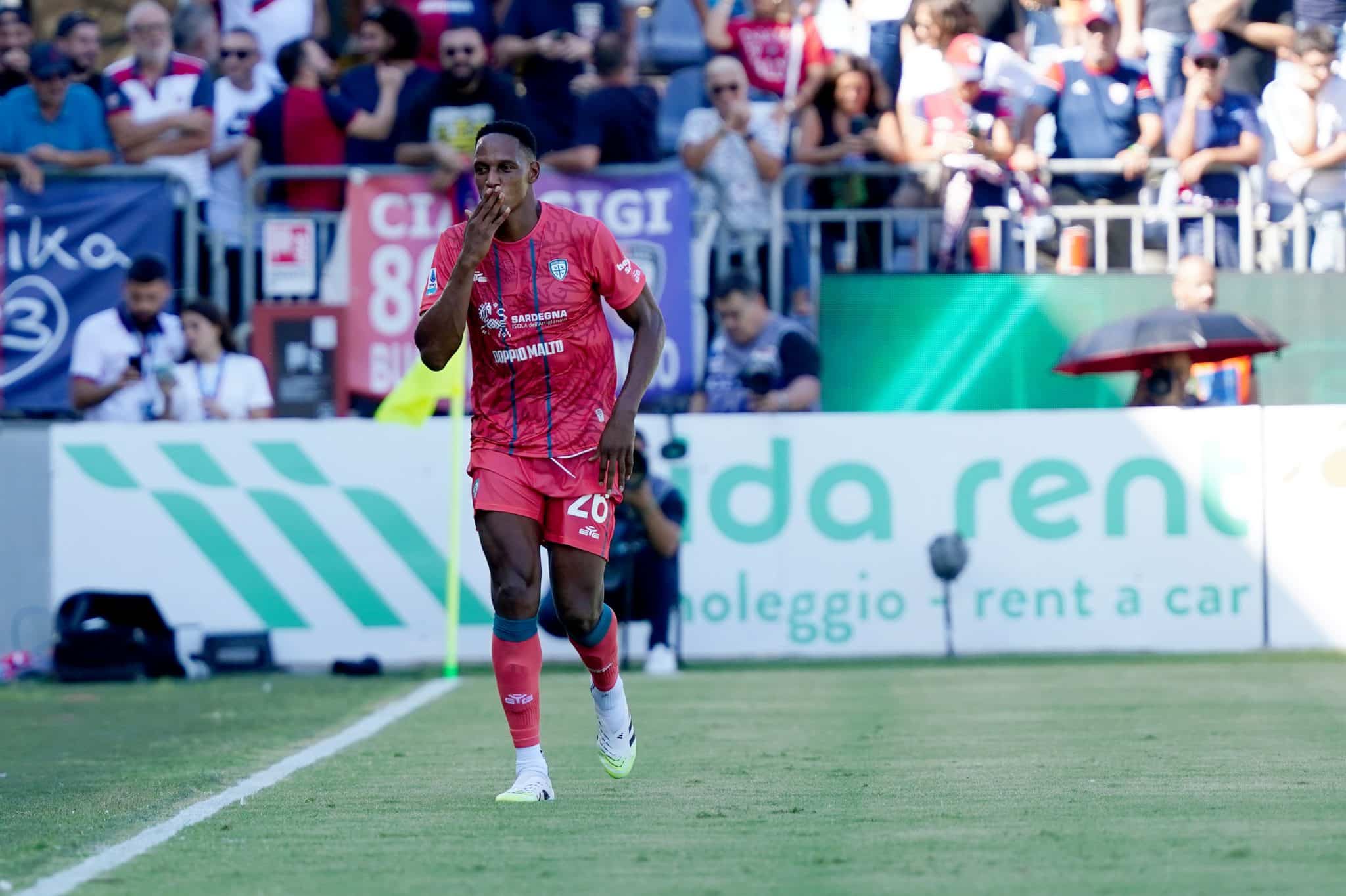 Así fue el gol de Yerry Mina con Cagliari vs Parma en la Serie A