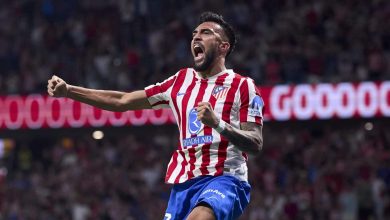 Nico González: gol en su debut con el Atlético de Madrid vs Villarreal. (Getty Images)