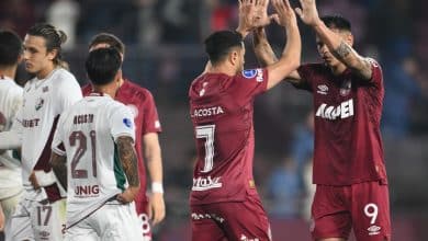 Lanús hoy: probabilidad de clasificar vs Fluminense en Brasil. (Getty Images)