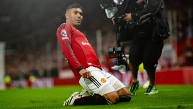 Casemiro expulsado en Manchester United vs Chelsea