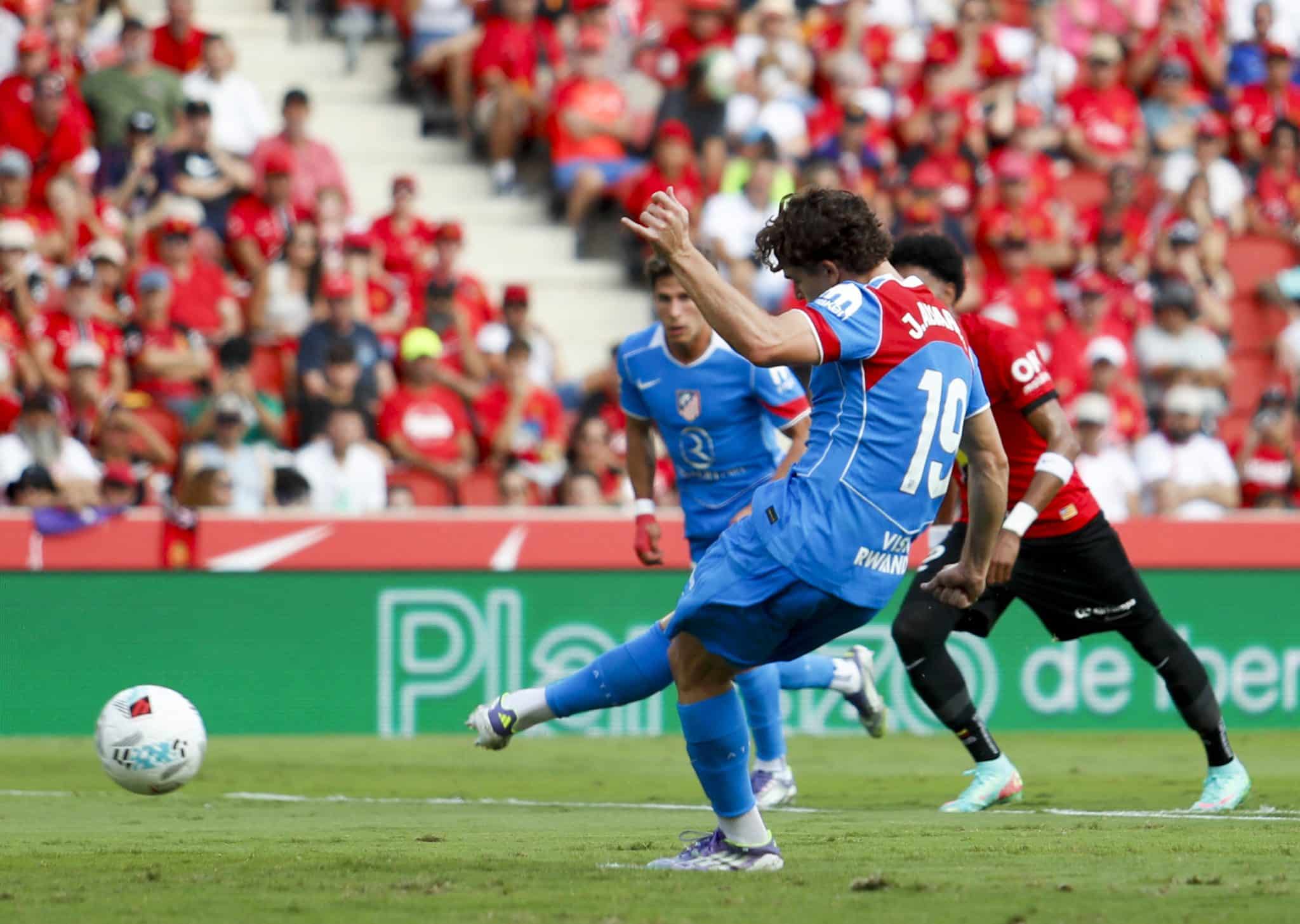 Estadísticas de Julián Álvarez vs Mallorca por La Liga. (Getty Images)