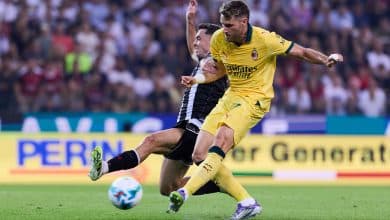 Santiago Giménez: probabilidades de gol vs Lecce en Copa Italia. (Getty Images)