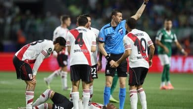 Juan Portillo, lesionado en River vs Palmeiras: ¿Qué le pasó? (Getty Images)