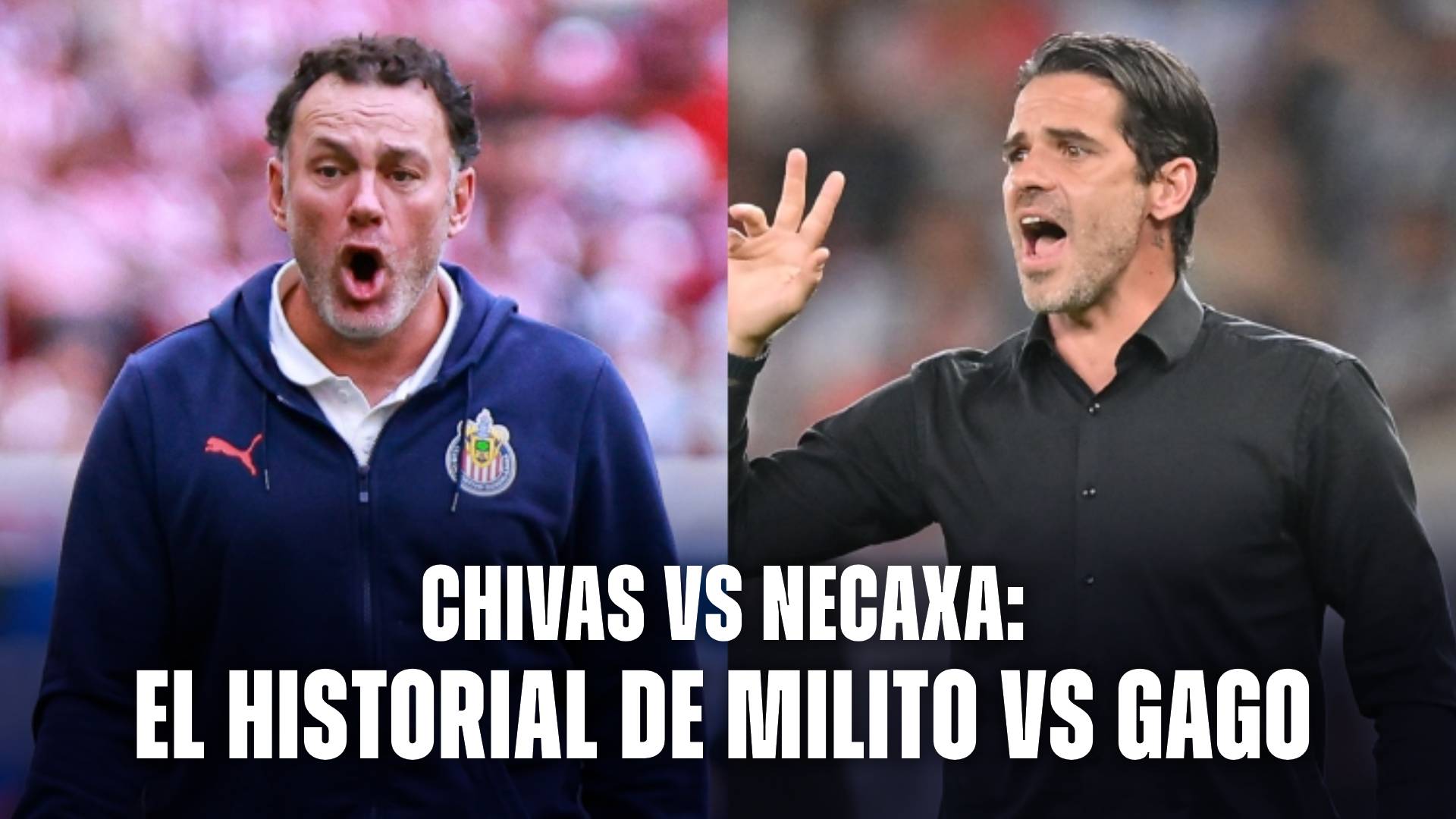 Chivas vs Necaxa - Milito vs Gago historial