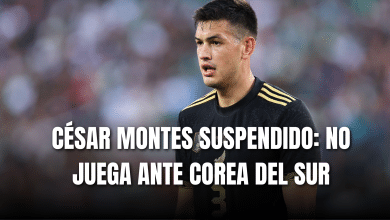 PORTADA_César Montes suspendido, no juega ante Corea del Sur
