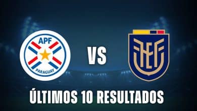 Paraguay vs Ecuador últimos 10 resultados