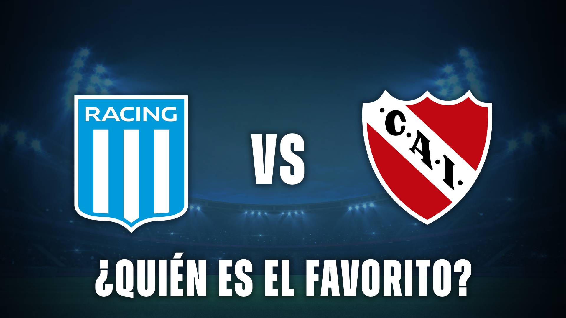 Racing vs Independiente cuotas