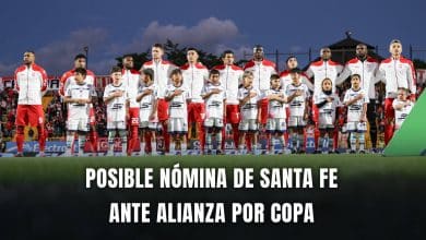 Santa Fe vs Alianza Copa BetPlay 2025 nomina