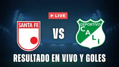 Santa Fe vs Deportivo Cali resultado