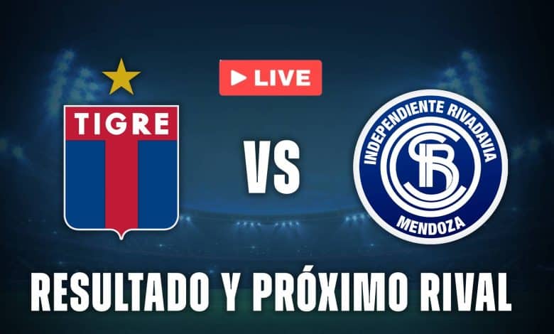 Tigre vs Independiente Rivadavia resultado y rival