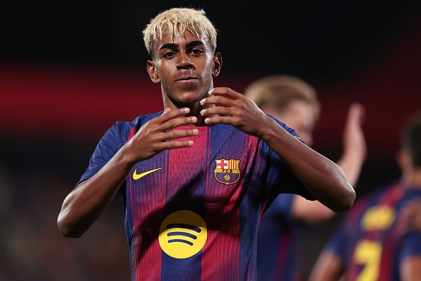 Lamine Yamal: probabilidades de gol vs Sevilla. (Getty Images)