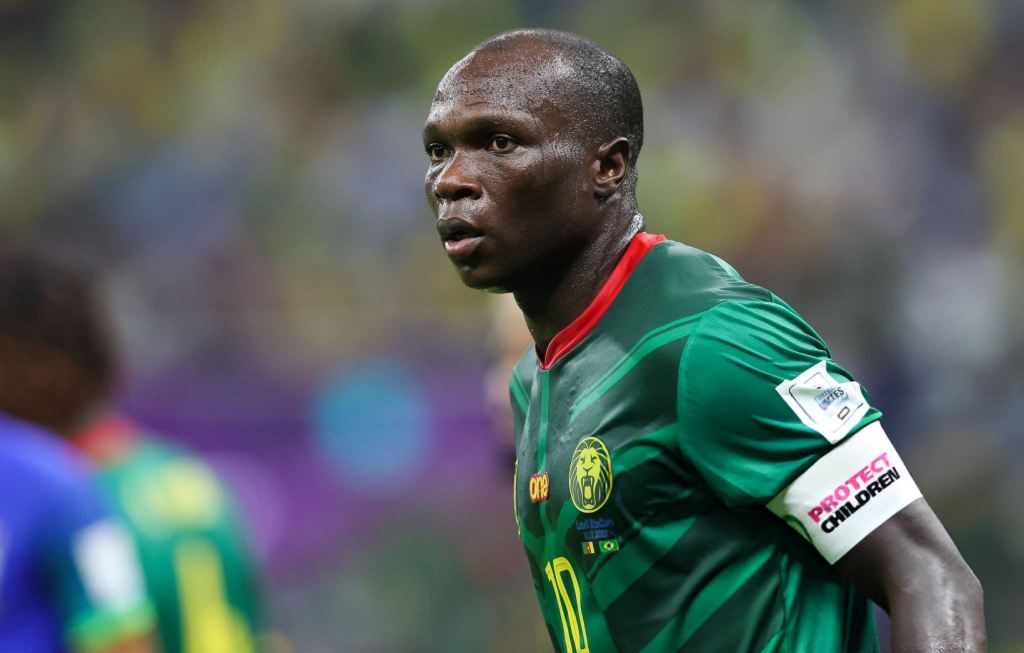 Vincent Aboubakar con Camerún en Catar 2022