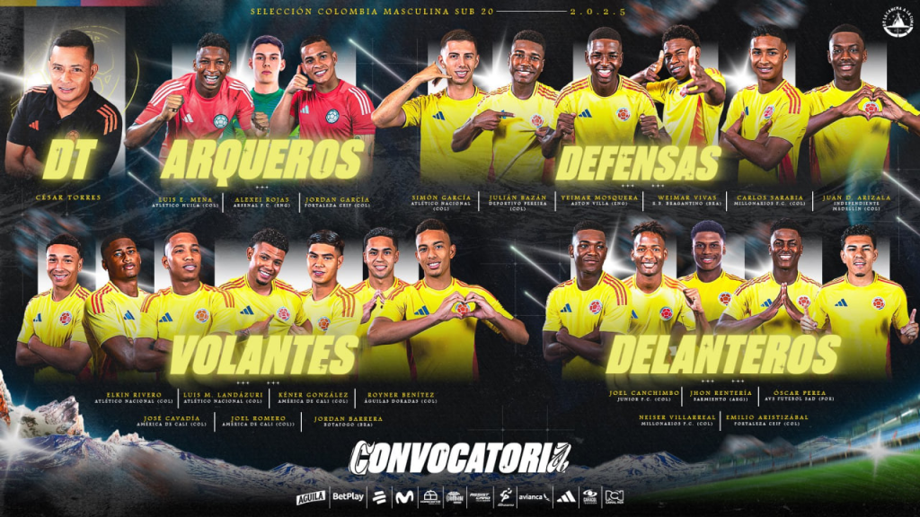 seleccion colombia sub 20
