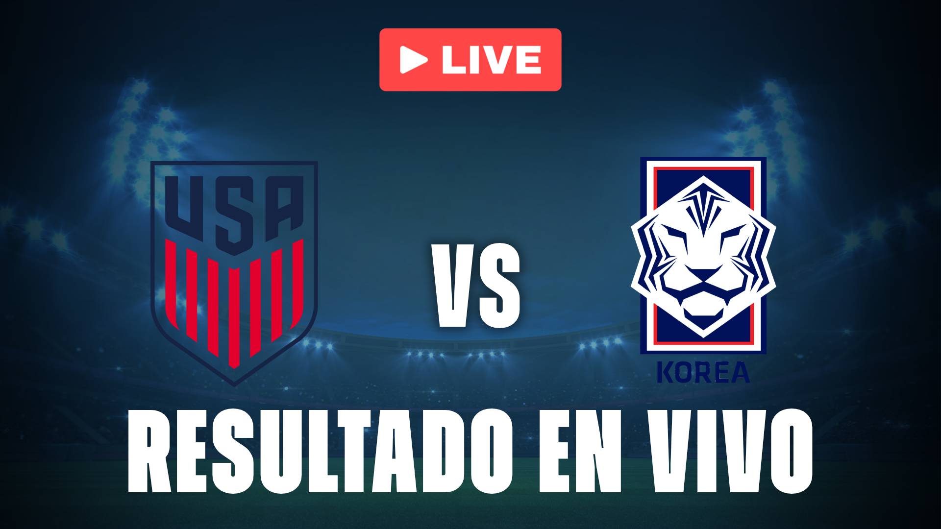 Estados Unidos vs Corea del Sur: resultado EN VIVO y estadísticas del amistoso