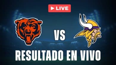 Bears vs Vikings: resultado EN VIVO y estadísticas en la NFL
