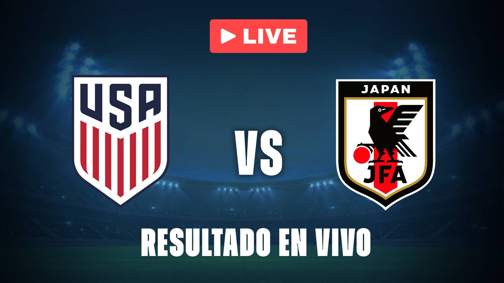 Estados Unidos vs Japón: resultado EN VIVO y estadísticas del amistoso