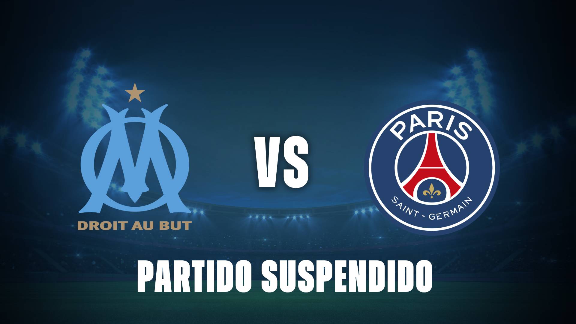 Marsella vs PSG: por qué se suspendió y cuándo se juega
