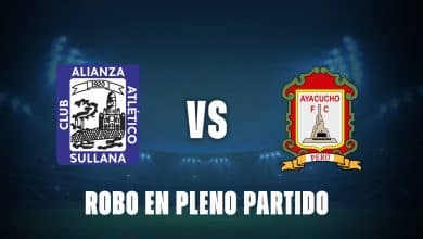 Robo al plantel de Ayacucho en pleno partido en Sullana: lo que se sabe